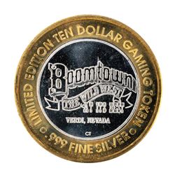 .999 Fine Silver Boomtown Verdi, Nevada $10 Limited Edition Gaming Token