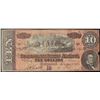 Image 1 : 1864 $10 Confederate States of America Note