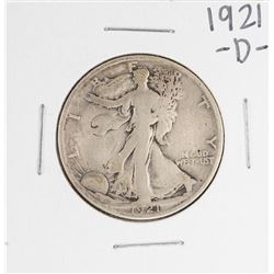 1921-D Walking Liberty Half Dollar Coin