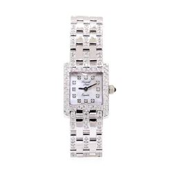 Gerard Petit Ladies 14KT White Gold 1.90 ctw Diamond Wristwatch