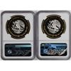 Image 2 : Lot of (2) 2013 Mexico Congress of America Coins NGC PL69