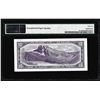 Image 2 : 1954 $10 Bank of Canada Note BC-40B PMG Gem Uncirculated 66EPQ