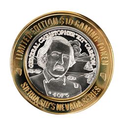 .999 Silver Sierra Sids Sparks, Nevada $10 Casino Limited Edition Gaming Token