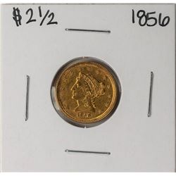 1856 $2 1/2 Liberty Head Quarter Eagle Gold Coin