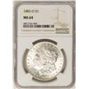 Image 1 : 1883-O $1 Morgan Silver Dollar Coin NGC MS64
