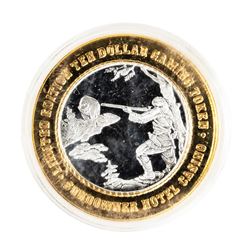 .999 Silver Sundowner Hotel Casino Reno, NV $10 Casino Limited Edition Gaming Token