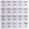 Image 1 : Set of 1986-2005 $5 American Gold Eagle Coins PCGS MS69
