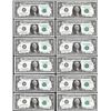 Image 1 : District Set of (12) 1969 $1 Federal Reserve Notes