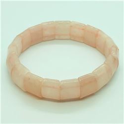 Rose Quartz Flexible Bracelet (~weight 20g), Suggested Retail Value $120