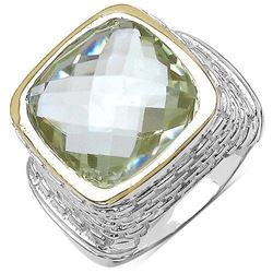 Rhodium Plated Lemon Quartz Ring (~Size 8), Suggested Retail Value $200 (Estimated Selling Price fro