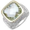 Image 1 : Rhodium Plated Lemon Quartz Ring (~Size 8), Suggested Retail Value $200 (Estimated Selling Price fro