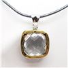 Image 1 : Rhodium Plated Crystal(8.1cts) Necklace, Suggested Retail Value $200 (Estimated Selling Price from $