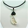 Image 2 : Pearl And Bead Pendant With Cord (9.3G) Necklace, Suggested Retail Value $200 (Estimated Selling Pri