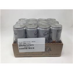 Case of Sun-Rype Sparkling Mango Peach Black Tea (12 x 355ml)