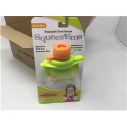Lot of Reusable Food Pouch Squeeze'ems