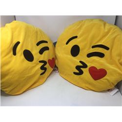 Lot of Plush Emoji Pillows