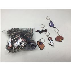 Lot of Pets Life Rubber Keychains