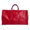 Louis Vuitton Red Epi Leather Keepall 50 cm Duffle Bag Luggage