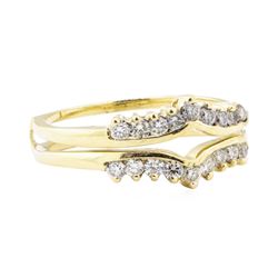 0.70 ctw Diamond Ring Guard - 14KT Yellow Gold