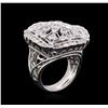 Image 4 : 2.04 ctw Diamond Ring - 14KT White Gold