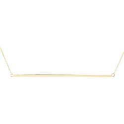 Bar Necklace - 14KT Yellow Gold