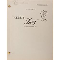 Lucille Ball (40+) scripts from The Lucy Show, Here's Lucy, and Life With Lucy.