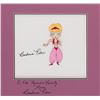 Image 1 : I Dream of Jeannie opening credits animation cel signed by Barbara Eden.