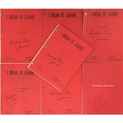I Dream of Jeannie and The Barbara Eden Show (11) shooting scripts and ephemera collection.