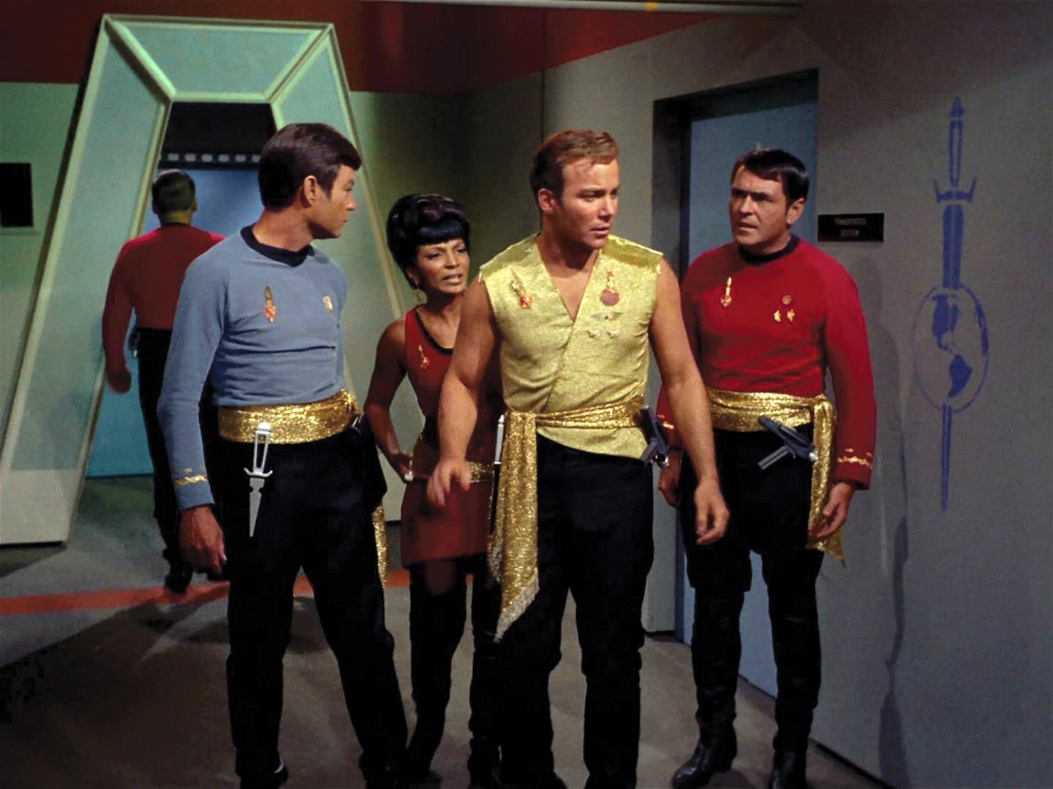 William Shatner Alternate Universe Cpt Kirk Tunic From Star Trek The Original Series