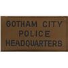 Image 1 : 'Gotham Police Department' sign from Batman.