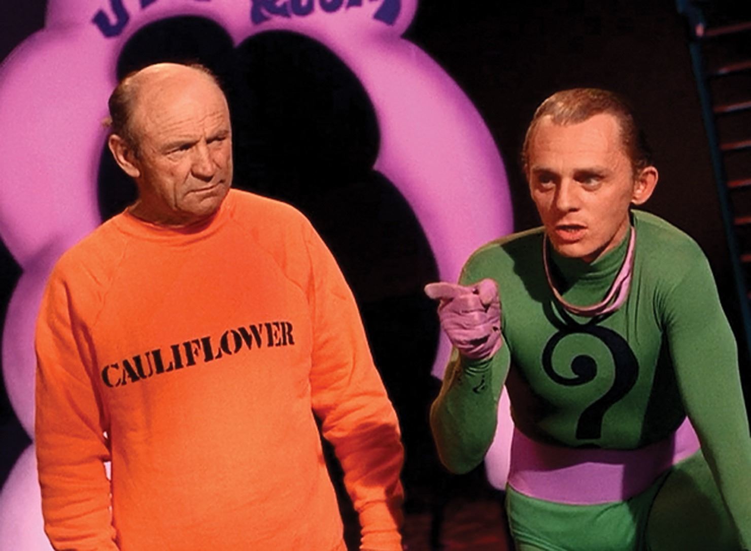 Question Mark Riddler Suit Frank Gorshin 'The Riddler' complete signature question mark costume ...