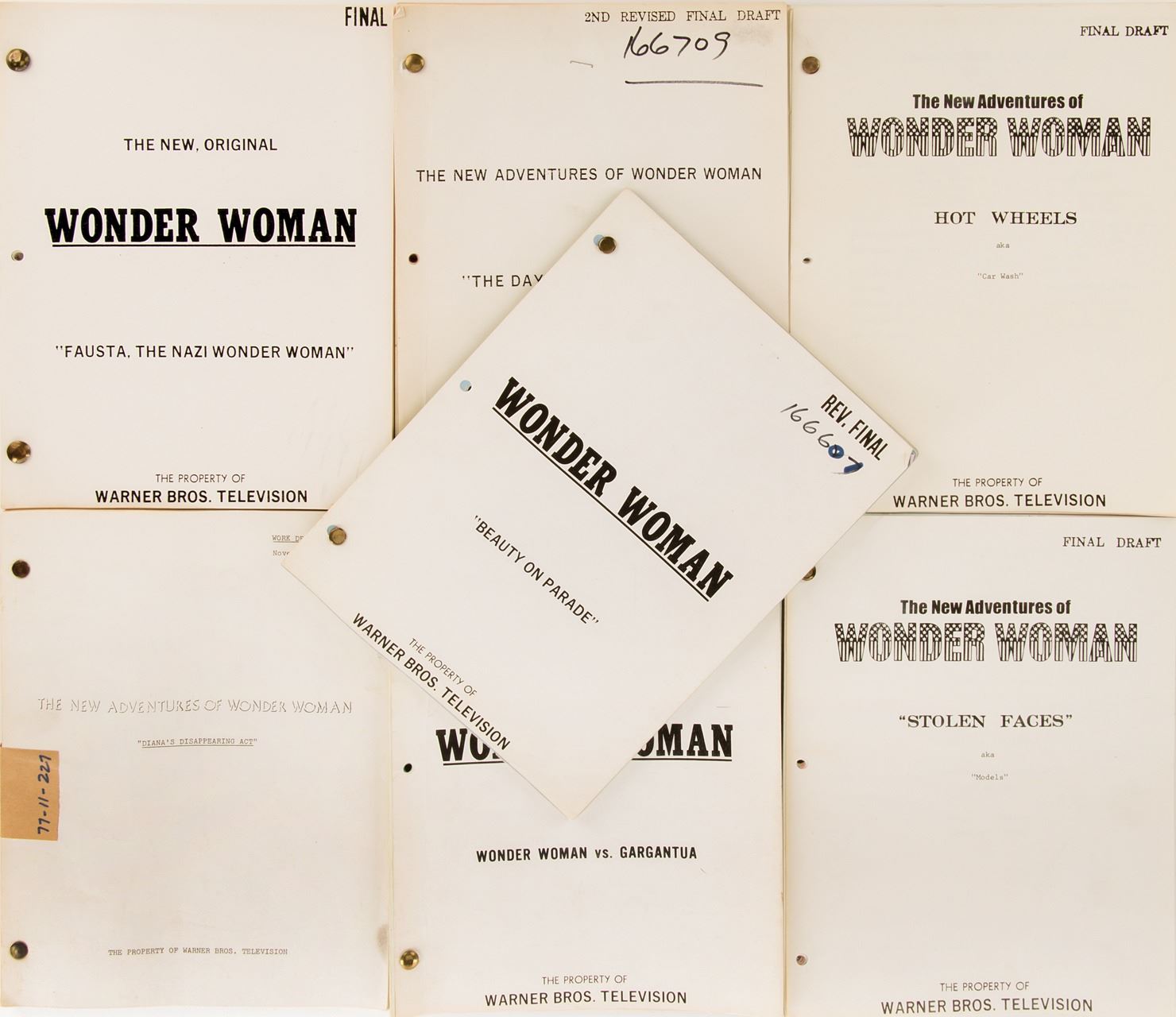 Wonder Woman (25+) Various Draft scripts.