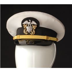 Tom Cruise 'Lt. Pete 'Maverick' Mitchell' U.S. Naval Officer's cap from Top Gun.