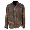 Image 1 : Hugh Jackman 'Wolverine/Logan' leather jacket and flannel shirt from X-Men.