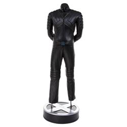 'Cyclops' battle suit on full size display base from X-Men.