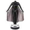 Image 1 : Halle Berry 'Storm' black leather battle suit with silver cape on life-size display base from X-Men.