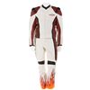 Image 1 : Nicolas Cage 'Johnny Blaze' white motorcycle leathers from the opening jump scene in Ghost Rider.