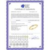 Image 2 : 0.02 CTW Diamond Contour Stackable Ring 10KT Yellow Gold - REF-7N4F