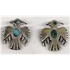 Image 1 : 2 Vintage Navajo Sterling Thunderbird Pins