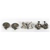 Image 1 : Mexican Sterling Clip-On & Screwback Earrings