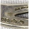 Image 2 : Sterling & Faceted Alaskan Black Diamond Ring