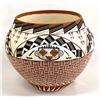 Image 3 : 1988 Acoma Hand Painted Ceramic Pottery Olla