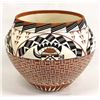 Image 4 : 1988 Acoma Hand Painted Ceramic Pottery Olla