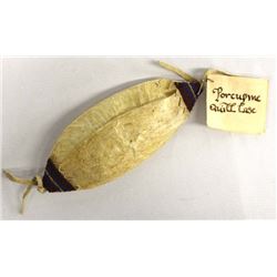 Native American Porcupine Quill Pouch