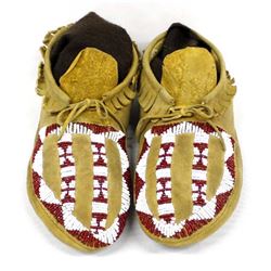 Plains Indian Beaded Moccasins