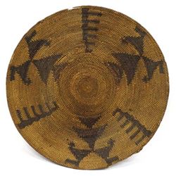 Vintage Paiute Parching Basketry Tray