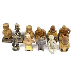 Schering Pharmaceutical PreColumbian Statues