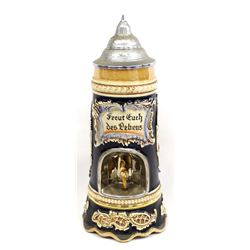 Antique German Musical Stein
