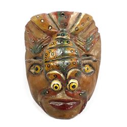 Mexican Hand Carved Wood Lobster Mask