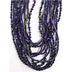 Multi-Strand Plains Indian Beaded Glass Necklace
